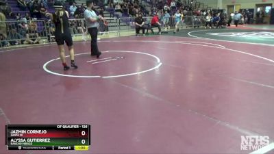 126 lbs Cons. Round 2 - Jazmin Cornejo, Santa Fe vs Alyssa Gutierrez, Rancho Mirage