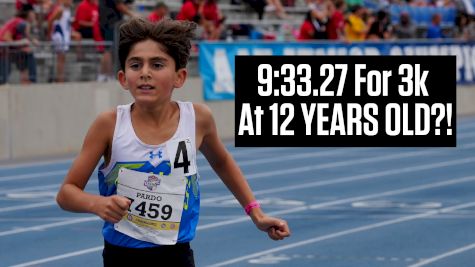 12-Year-Old Demolishes 3k AAU Junior Olympics Record