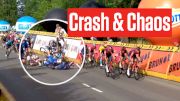 Crash And Chaos In Tour de Pologne 2023 Stage 5 Sprint Finish