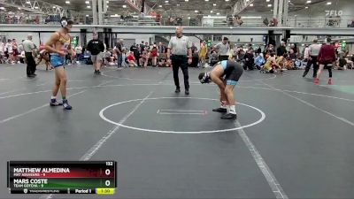 132 lbs Round 4 (8 Team) - Matthew Almedina, Mat Assassins vs Mars Coste, Team Gotcha