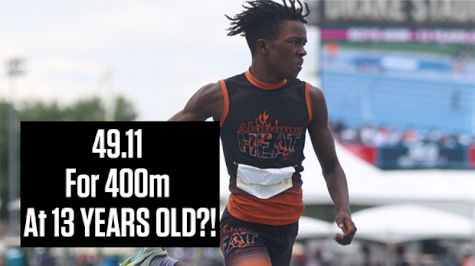 13-Year-Old Clocks 49.11 For 400m AAU Junior Olympics Age Group Record