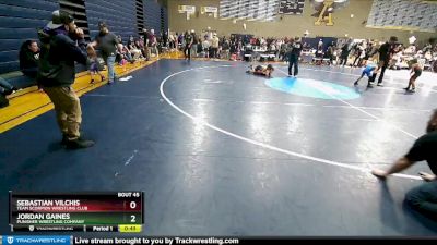 85 lbs Round 1 - Jordan Gaines, Punisher Wrestling Company vs Sebastian Vilchis, Team Scorpion Wrestling Club