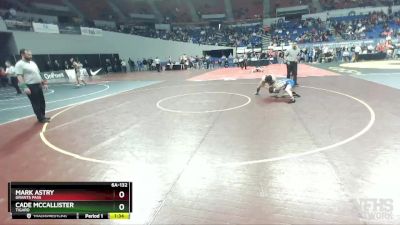 6A-132 lbs Semifinal - Mark Astry, Grants Pass vs Cade McCallister, Tigard