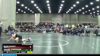 133 lbs Finals (8 Team) - Blake Schmitt, Liberty vs Michael Schiffhauer, Bellarmine