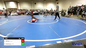 71 lbs Rr Rnd 5 - Lucas White, Fort Polk Wrestling Club vs Chandler Demouy, Cypress Wrestling Club