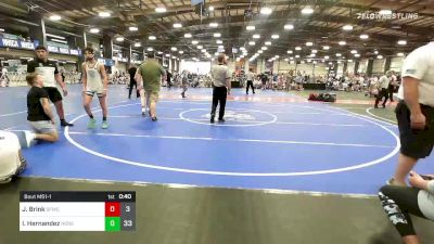119 lbs Rr Rnd 1 - Joel Brink, Forge Skelly/Oberly vs Isaias Hernandez, Iron Horse Wrestling Club