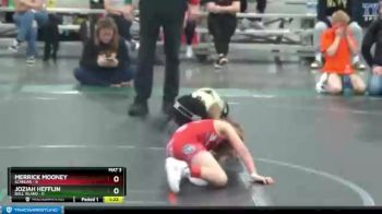 52 lbs Semis (4 Team) - Merrick Mooney, Scanlan vs Joziah Hefflin, Bull Island