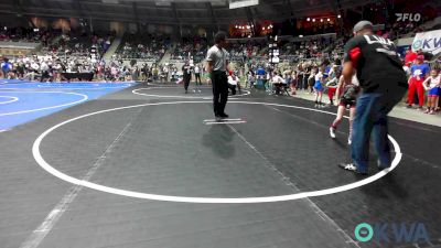 49 lbs Consi Of 8 #2 - Cayden Petersen, Lions Wrestling Academy vs Beckam Kolar, Smith Wrestling Academy