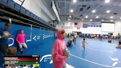 38-39 lbs Round 3 - Ethan Prach, Casper Wrestling Club vs Cord Nichols, Cowboy Kids WC