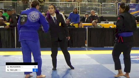 QAMAR MUHAIMIN vs NICOLE TAYLOR 2024 Pan Jiu Jitsu IBJJF Championship