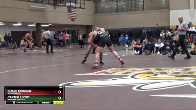 174 lbs Semifinal - Carter Lloyd, Baldwin Wallace vs Chase Morgan, West Liberty