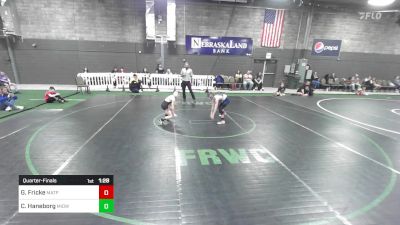 69 lbs Quarterfinal - Gunner Fricke, Matpac vs Charlie Haneborg, Midwest Destroyers