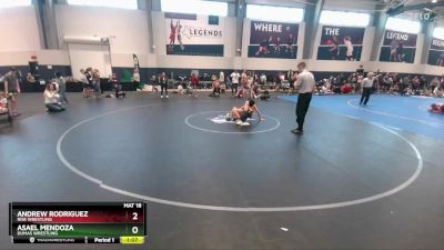 86-92 lbs Quarterfinal - Andrew Rodriguez, Rise Wrestling vs Asael Mendoza, Dumas Wrestling