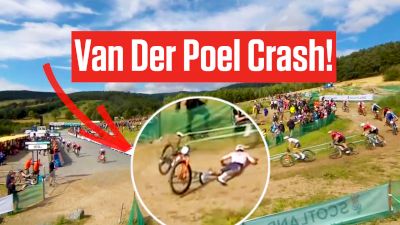 Mathieu Van Der Poel Crashes Out Of Worlds