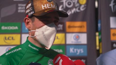Wout van Aert: 'I Was Panicking For A Moment, Happy To Extend My Lead'