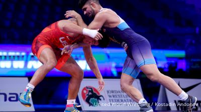 79 kg 1/2 Final - Matthew Singleton, United States vs Sagar Jaglan, India