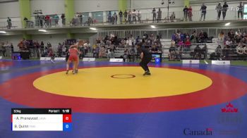 53kg Quarterfinal - Amelia Prenevost, Lethbridge Amateur WA vs Beth Quinn, Takedown WA