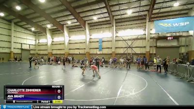 85 lbs Round 1 - Charlotte Zimmerer, Colorado vs Ava Brady, Utah