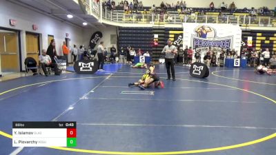 88 lbs 3rd Place - Yusuf Islamov, Gladiators W.C. vs Landon Piovarchy, Rogue