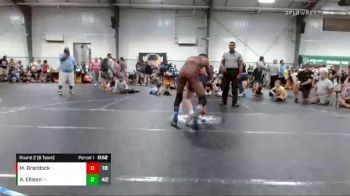 125 lbs Round 2 (8 Team) - Aaron Ellison, Steel Valley Renegades vs Matthew Braddock, Caveman Of Tampa