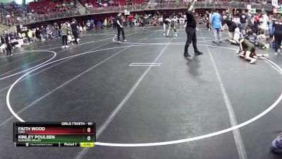 101 lbs Quarterfinal - Faith Wood, CWO vs Kinley Poulsen, Elkhorn Valley