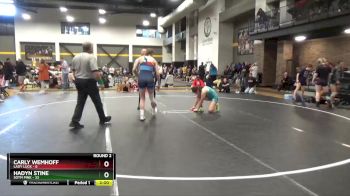 142 lbs Round 2 (6 Team) - Hadyn Stine, SOTM Pink vs Carly Wemhoff, Lady Luck