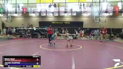 71 lbs Round 3 - Boaz Diaz, Big Game Wrestling Club vs Kacen Huisman, Iowa