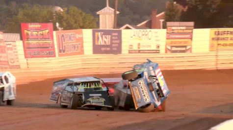 Hard Modified Crash At Port Royal Speedway