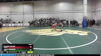 113 lbs Champ. Round 2 - Noyd Monroe, Kuna vs Alijah Macias, Nampa