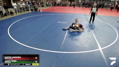 120 lbs Cons. Round 2 - Austin Longoria, Fergus Falls vs Jaxon Meier, Westfield