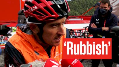 Vuelta a España Stage 3 'Rubbish' For Thomas