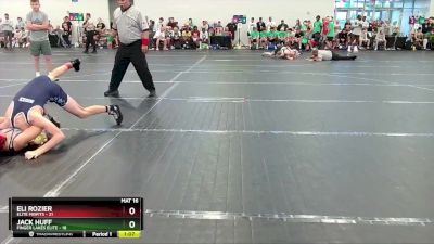 100 lbs Round 1 (6 Team) - Eli Rozier, Elite Misfits vs Jack Huff, Finger Lakes Elite