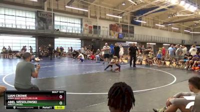 50 lbs Quarterfinal - Liam Crowe, Soddy Daisy Wrestling Club vs Abel Wesolowski, Wrestlowskis