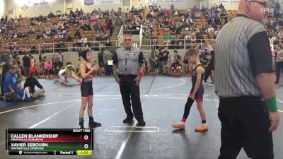 70 lbs Cons. Round 2 - Xavier Sebourn, Waynesville Spartans vs Callen Blankenship, Marysville Monarchs