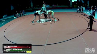 190 lbs 1st Place Match - Gavyn Frederick, Moapa Valley vs Tyson Irby-Brownson, Boulder City