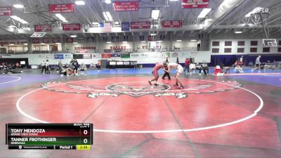 141 lbs Semifinal - Tony Mendoza, Grand View (Iowa) vs Tanner Frothinger, Nebraska