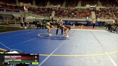 D2-185 lbs Quarterfinal - Nylease Yzagere, Peoria vs Grace Matrecito, Arizona Lutheran