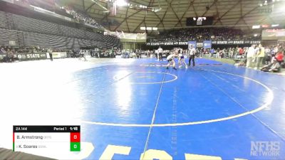 2A 144 lbs Quarterfinal - Kellen Soares, Sedro-Woolley vs Brock Armstrong, Orting