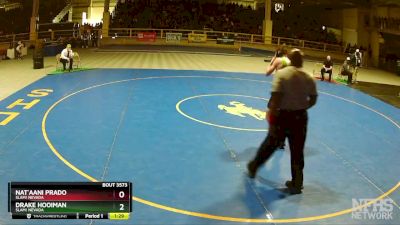 120 lbs 1st Place Match - Drake Hooiman, SLAM! NEVADA vs Nat`aani Prado, SLAM! NEVADA