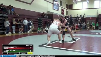 285 lbs Cons. Round 1 - Cade Bonnette, Denver vs Cohen Reffer, Algona