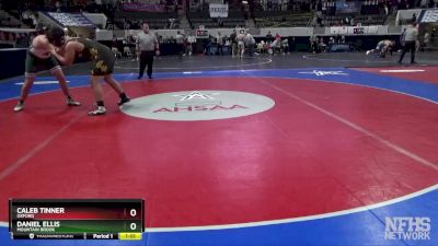 6A 285 lbs Quarterfinal - Daniel Ellis, Mountain Brook vs Caleb Tinner, Oxford