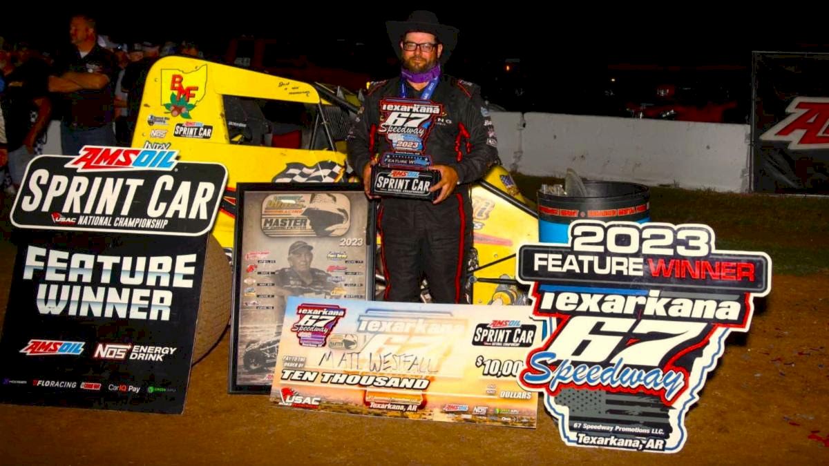 Matt Westfall Wins First USAC Race In 17 Years At Texarkana