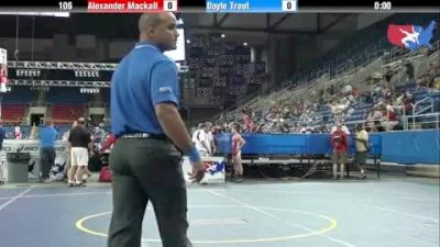 106 lbs round-2 Alexander Mackall Ohio vs. Doyle Trout Nebraska