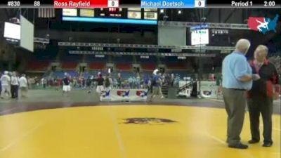 88 lbs round-2 Ross Rayfield Ohio vs. Michael Doetsch Maryland