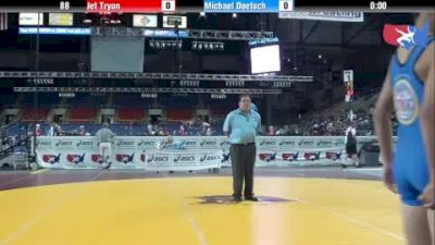 88 lbs round-3 Jet Tryon Missouri vs. Michael Doetsch Maryland