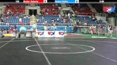 106 lbs round-4 Hunter Roberts Texas vs. Jordan Kutler New Jersey