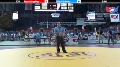 170 lbs round-2 Trace Engelkes Illinois vs. Micah Barnes Minnesota