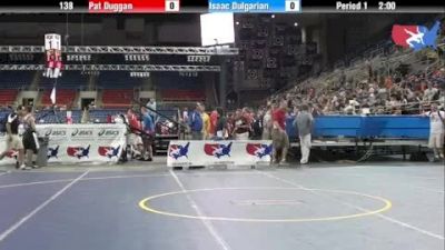 138 lbs round-6 Pat Duggan Pennsylvania vs. Isaac Dulgarian Kansas