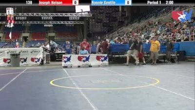 138 lbs round-7 Joseph Nelson Wisconsin vs. Ronnie Gentile New Jersey