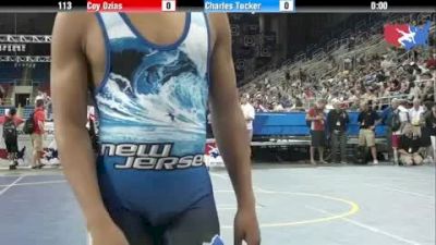 113 lbs round-8 Coy Ozias Virginia vs. Charles Tucker New Jersey